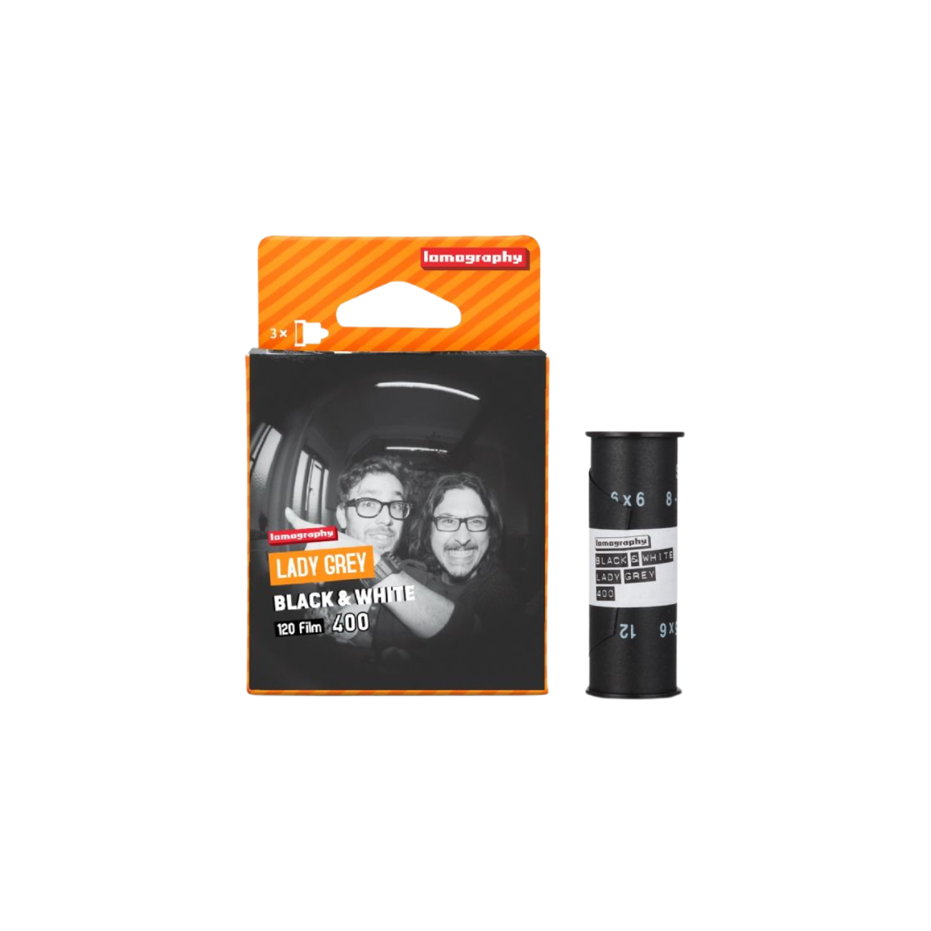 Lomography Ladygrey 400 B&W 120 Format (3 rolls package)