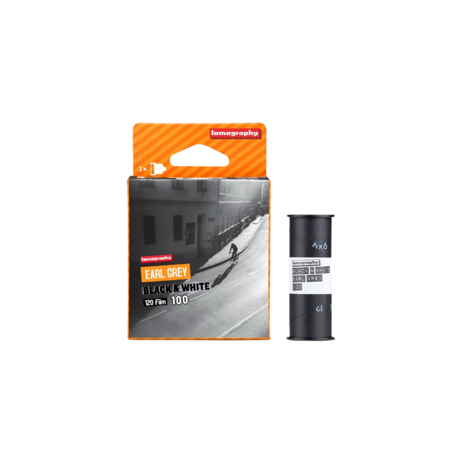 Lomography Earlgrey 100 B&W 120 Format (3 rolls package)