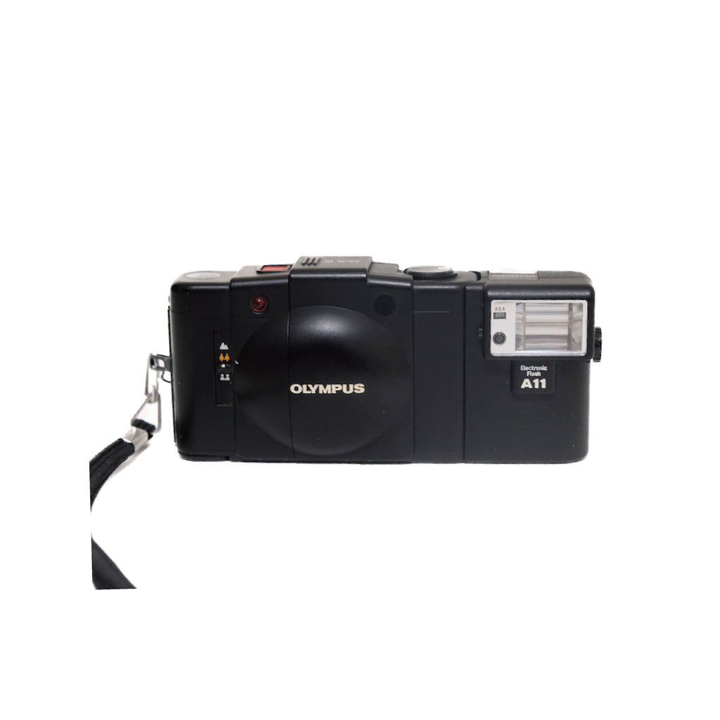 Olympus XA2 + A11 flash